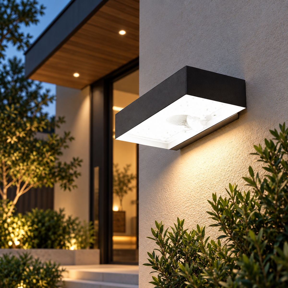Aplique Solar LED Senda 6W 900lm 150lm/W IP65 Sensor PIR