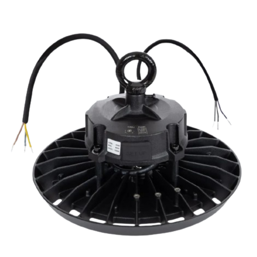 Campana LED Industrial UFO 100W 16000lm 170lm/W IP65 0-10V HBE LIFUD