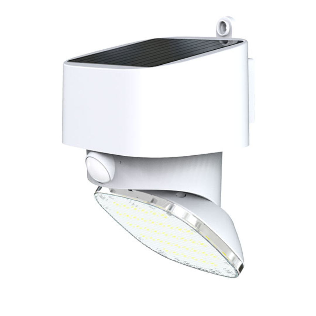 Aplique Solar LED Pared Blanco 2000lm 4000K Bateria Li-Ion 3,7V 14,8Wh