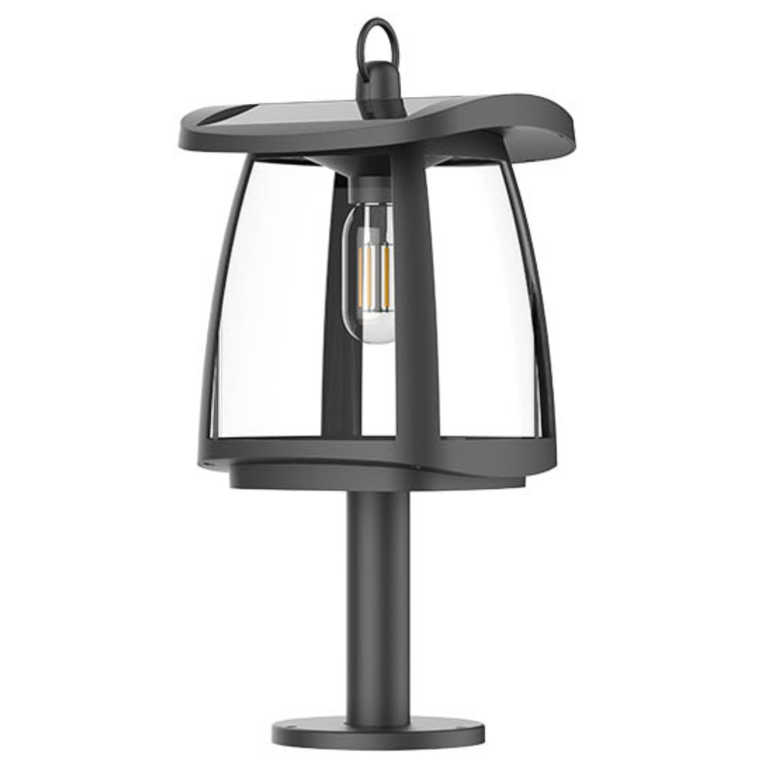 Baliza Solar LED Exterior Rustica 350lm 110lm/W E27 Pie 50cm