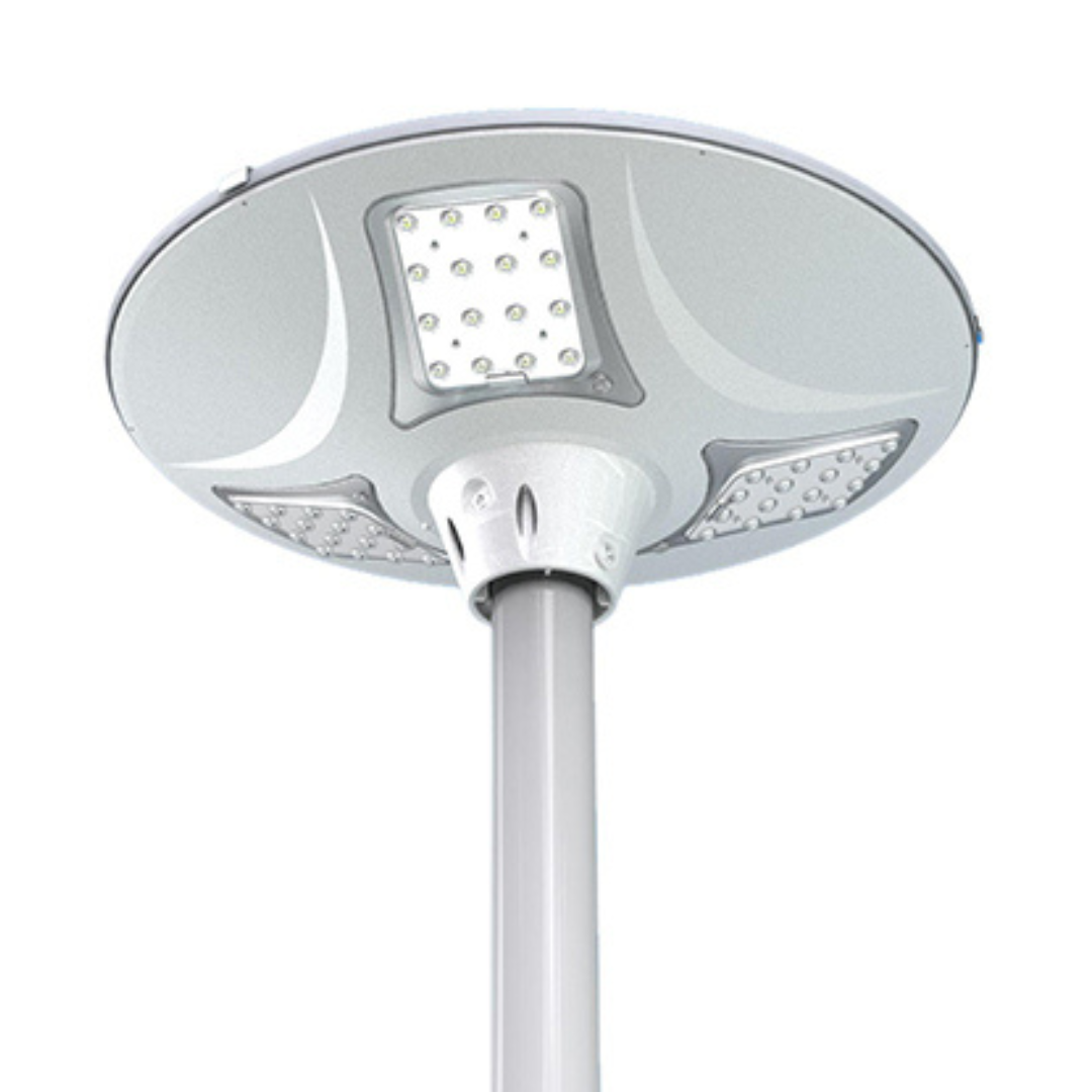 Farola Solar LED Exterior Jano 2000lm 130 lm/W IP65 PIR 60 Ømm