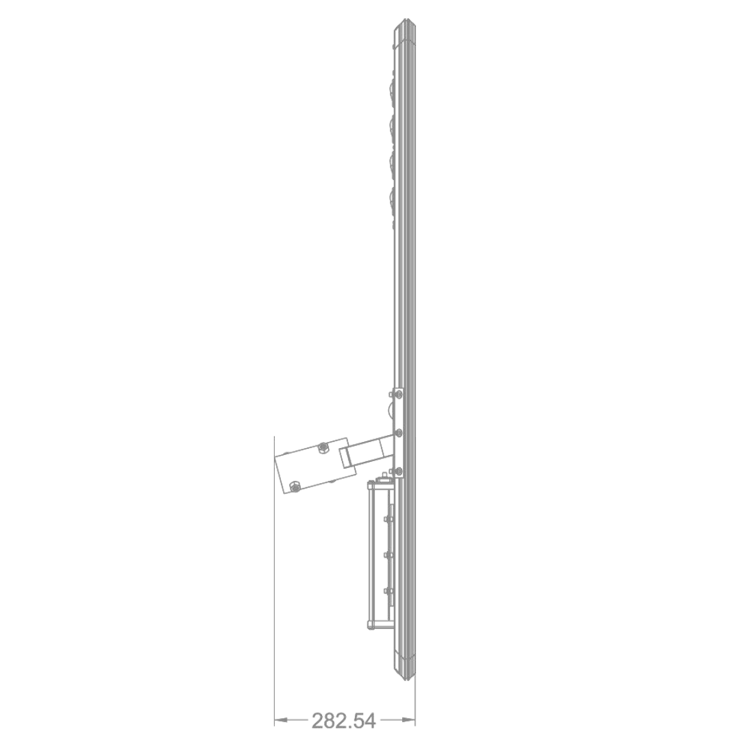 Farola Solar LED Serie Street-Light 6000lm 230lm/W IP65 Ø60mm
