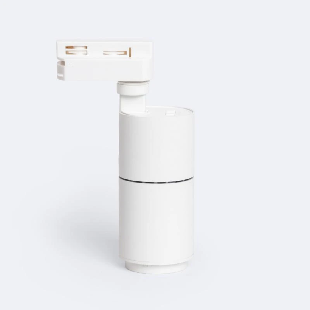Foco Carril LED Monofasico 10W TRIAC CCT Regulable Multiangulo 15-60º