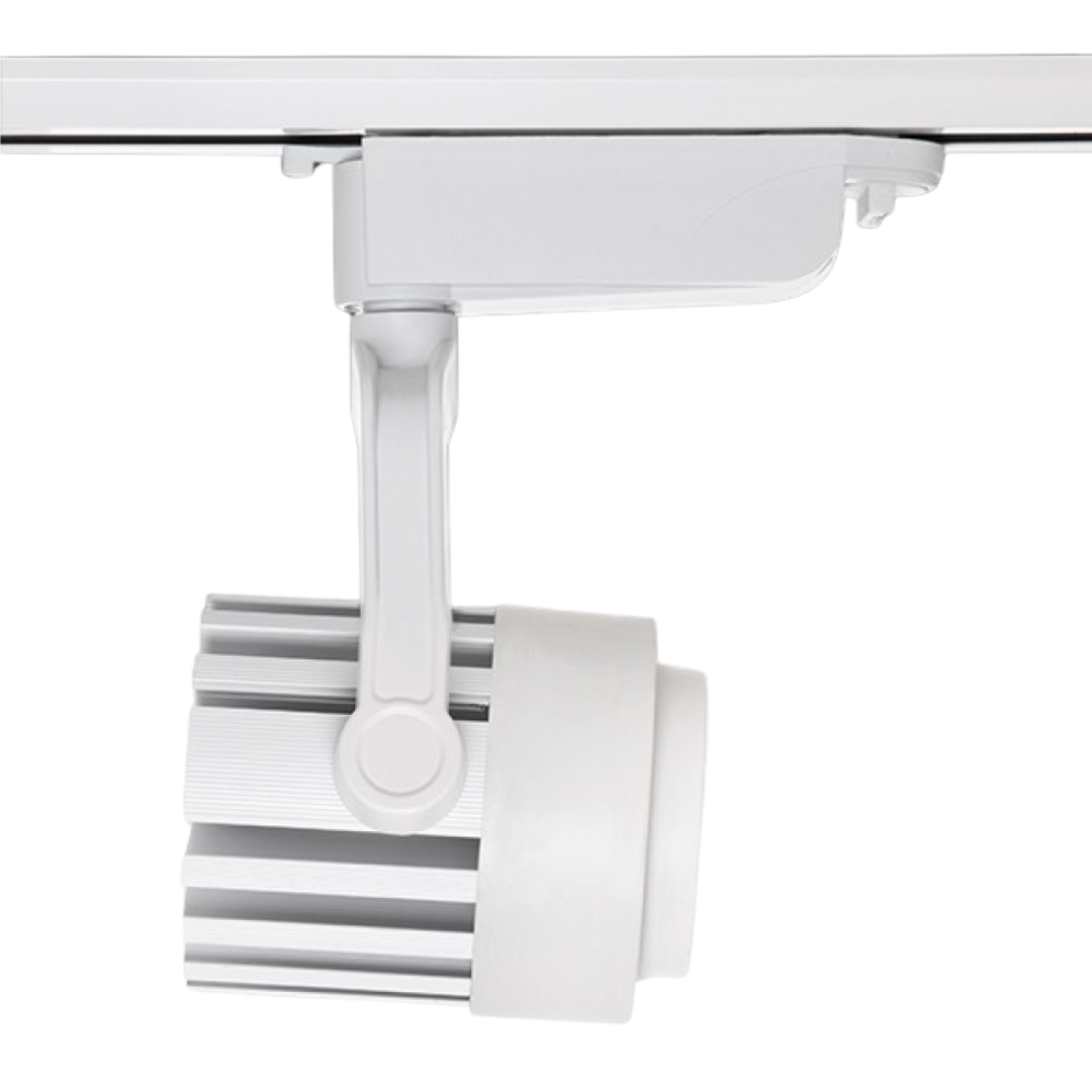 Foco LED Doria Blanco 30W 2400lm 80lm/W Carril Monofásico