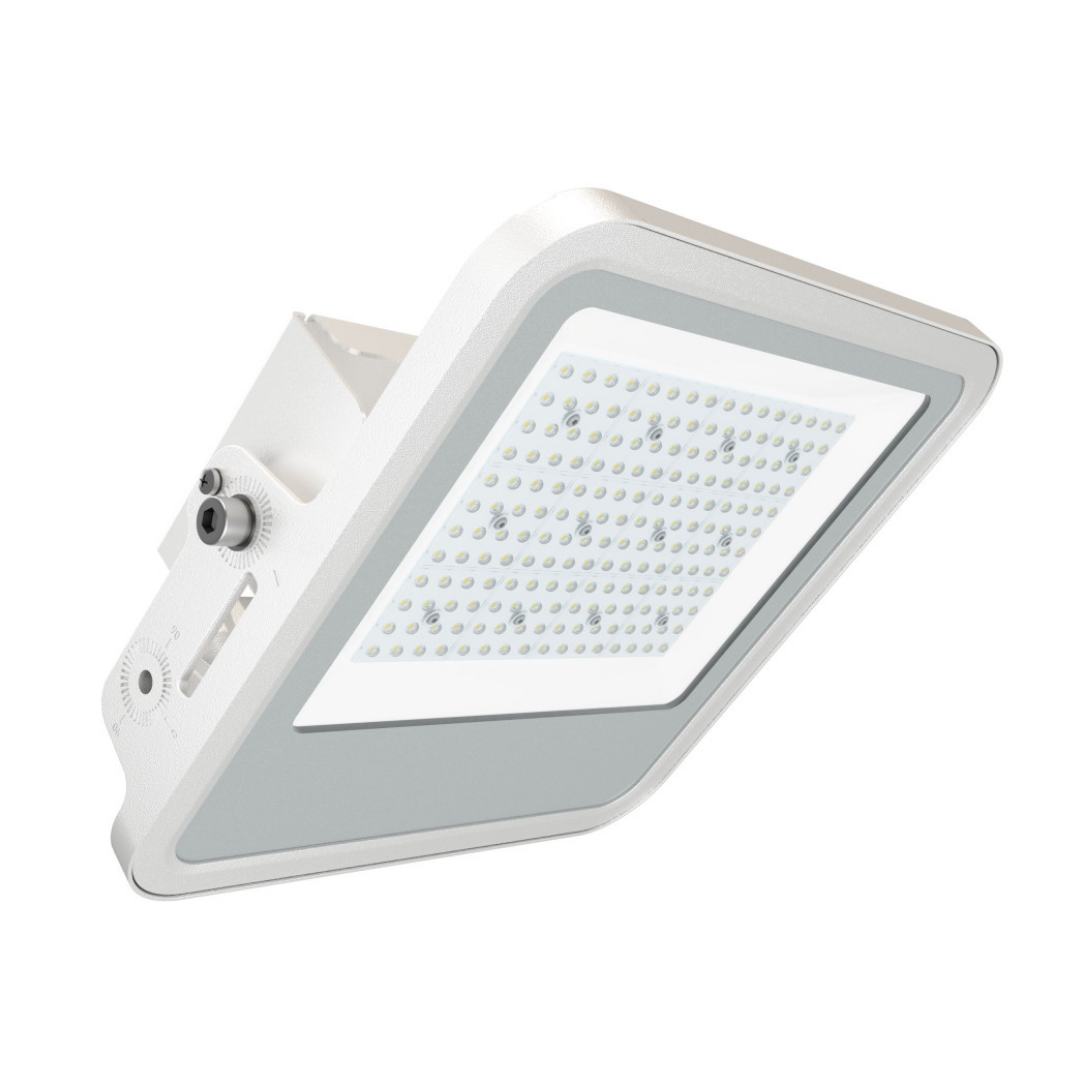 Foco LED ATEX 100W con soporte regulable para montaje en superficie