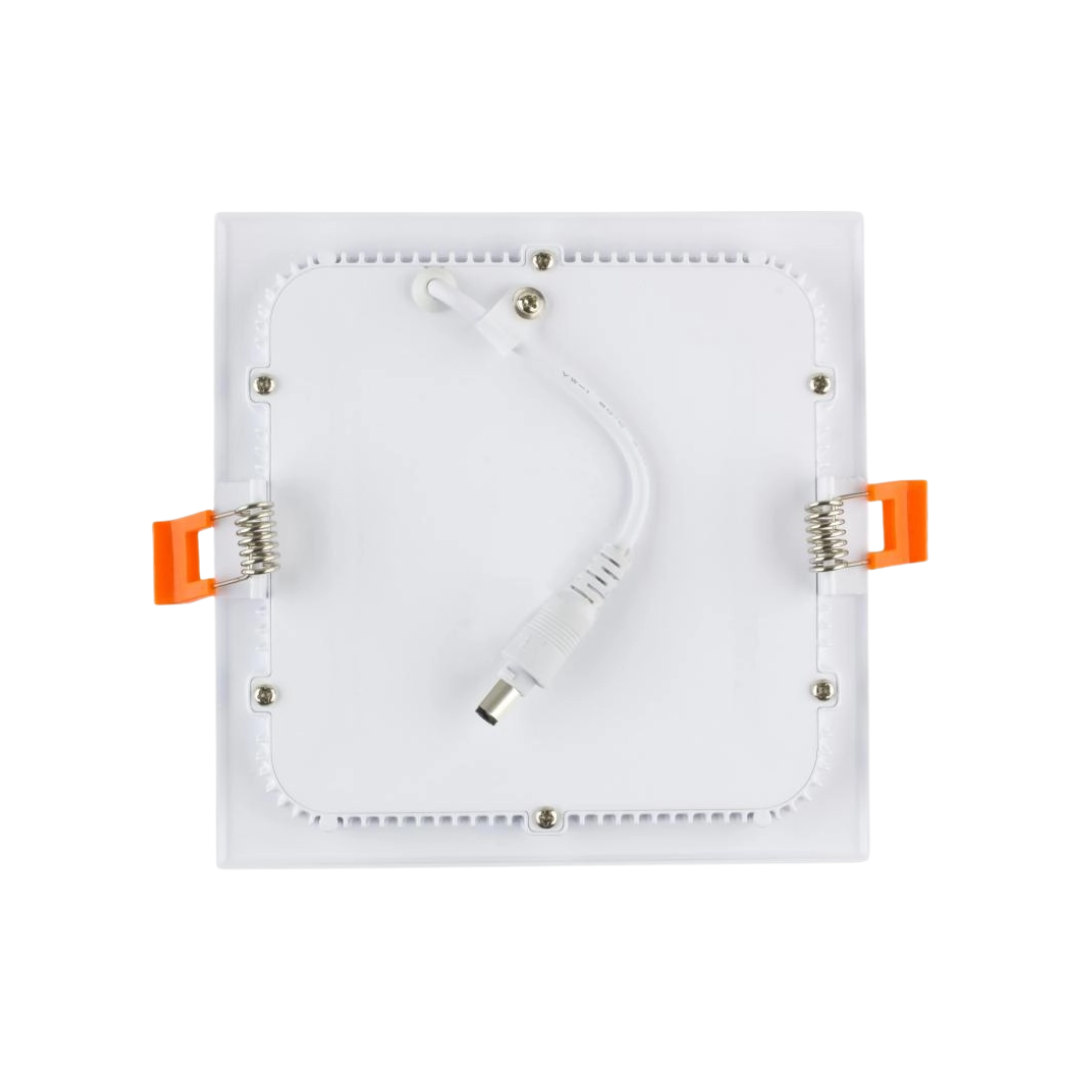 Placa LED Cuadrada SuperSlim 18W 1440lm Corte 205x205 mm