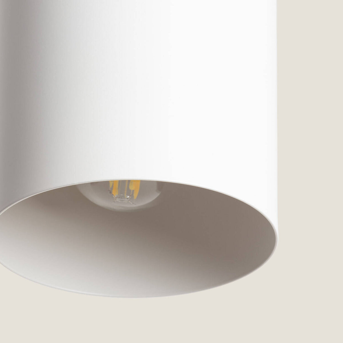 Lámpara colgante DUNA E27 blanco de aluminio y madera, vista 10