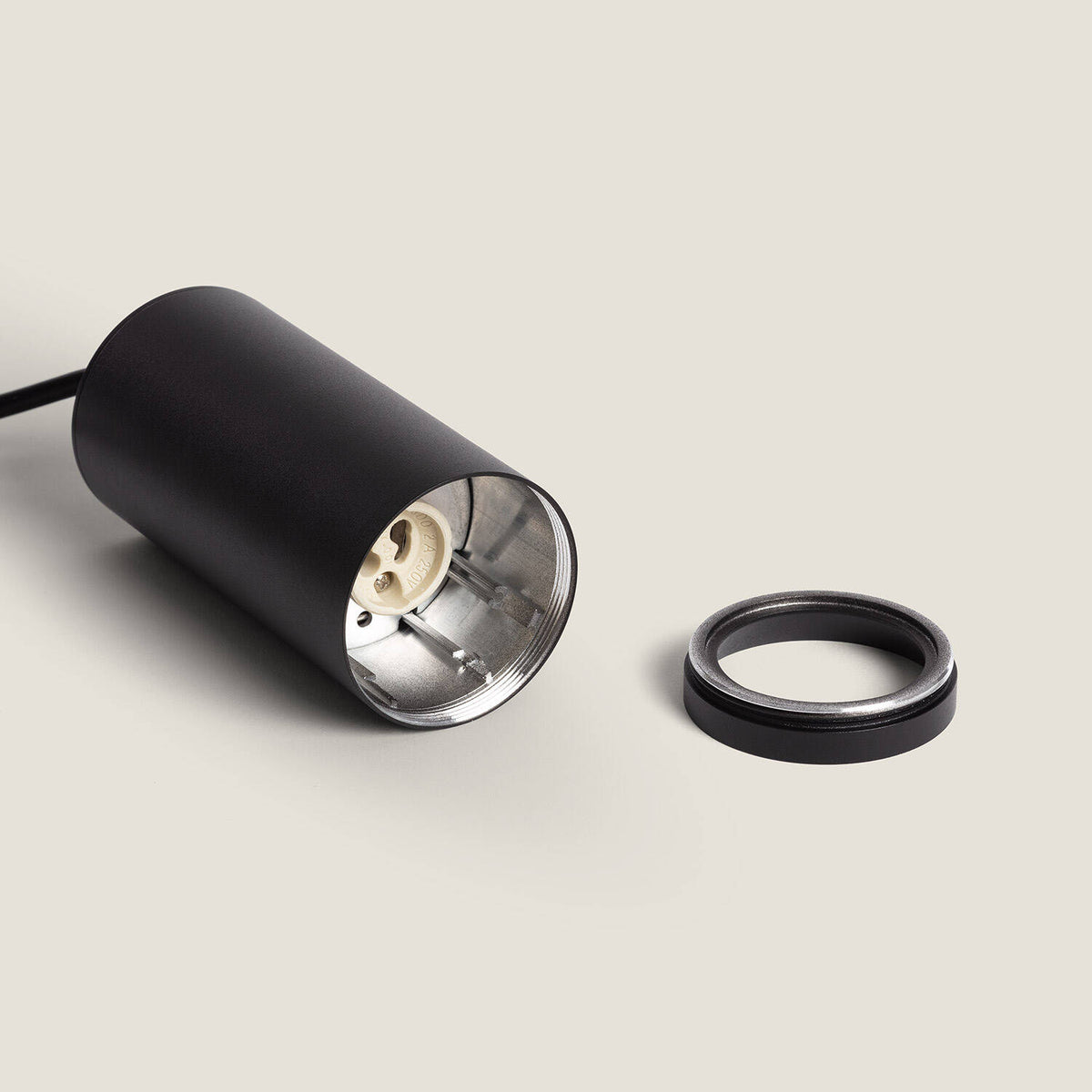 Lámpara colgante SIRA negro de aluminio GU10, vista 17