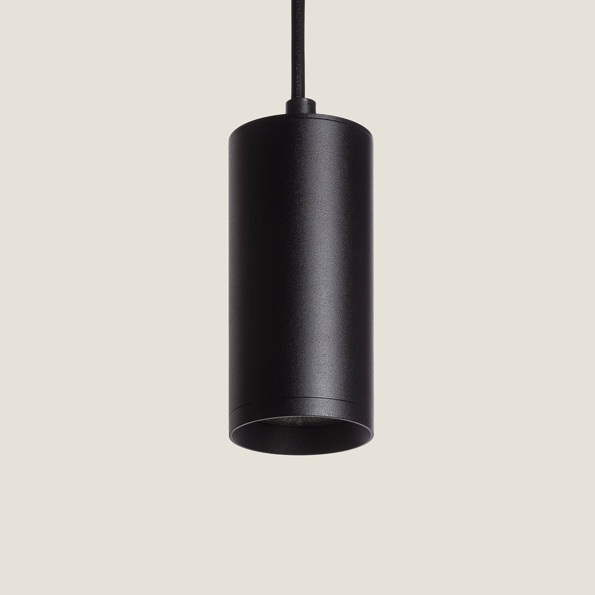 Lámpara colgante SIRA negro de aluminio GU10, vista 1