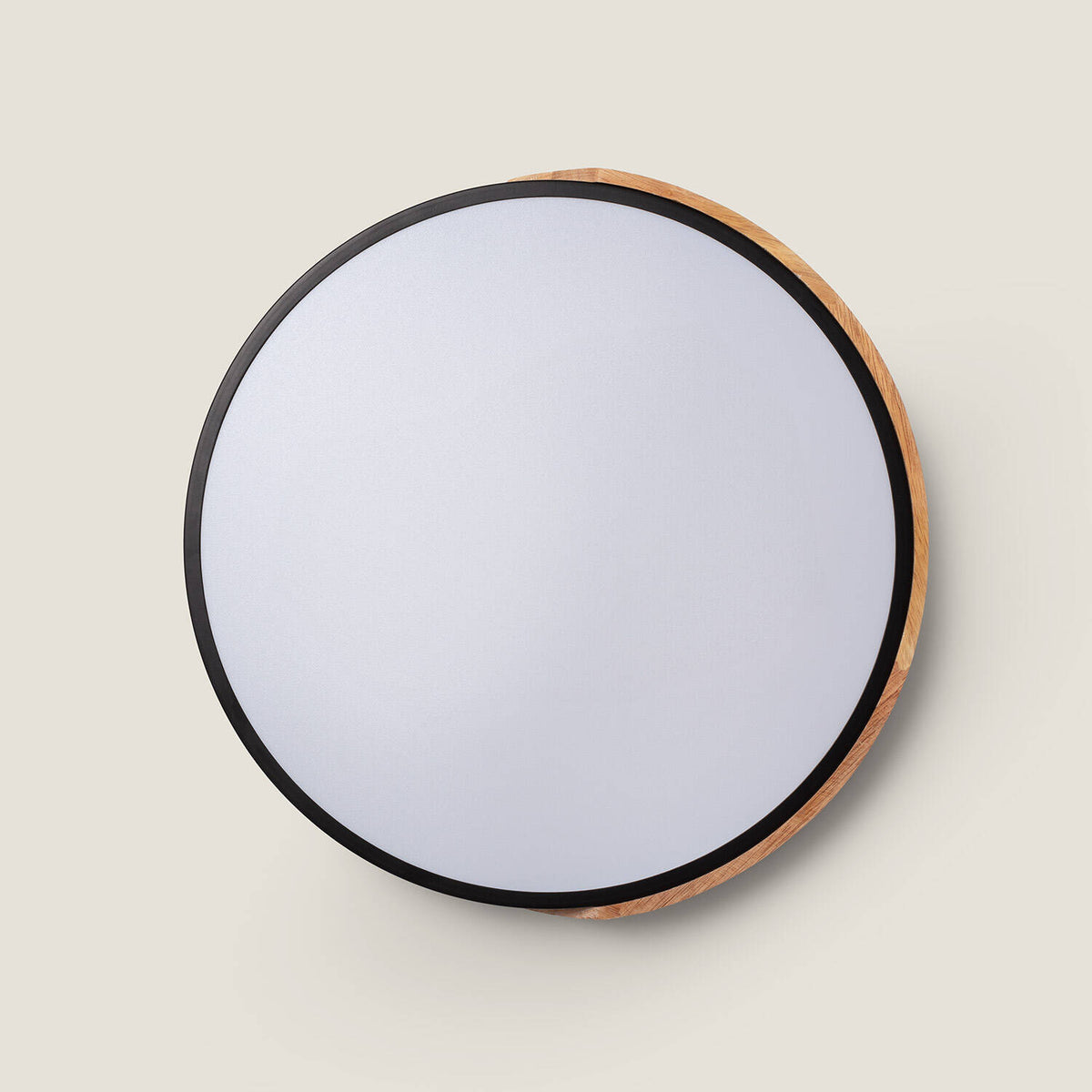 Plafón LED LIRA 24W negro madera y aluminio Ø418 mm CCT, vista 15