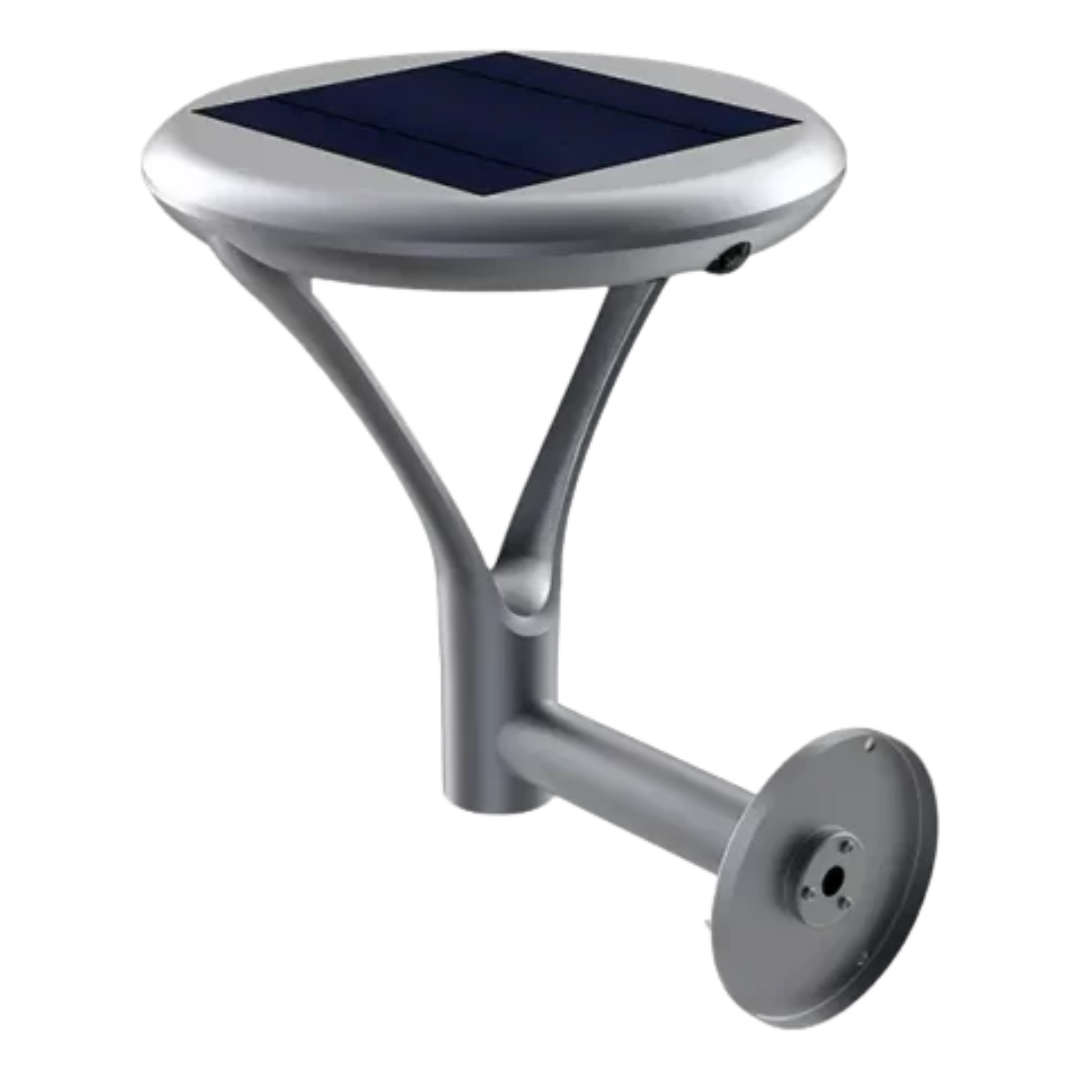 Aplique Solar LED Exterior Moon 2000lm Batería Li-Ion 4.87V 2,5A
