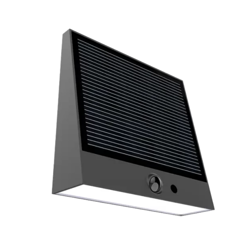 Aplique Solar LED Exterior Thin 1000lm Distribución de luz Tipo IV