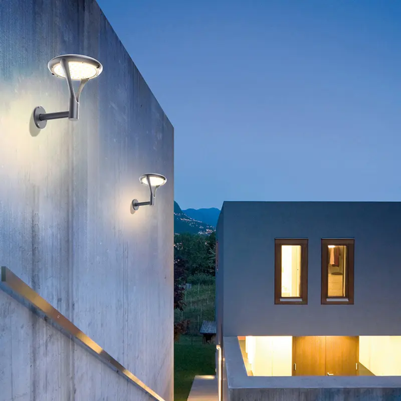 Aplique Solar LED Exterior Moon 2000lm Batería Li-Ion 4.87V 2,5A