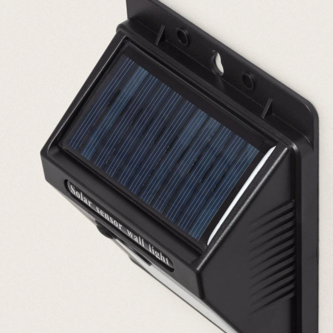 Aplique de Pared Exterior Solar LED IP65 Encendido Crepuscular
