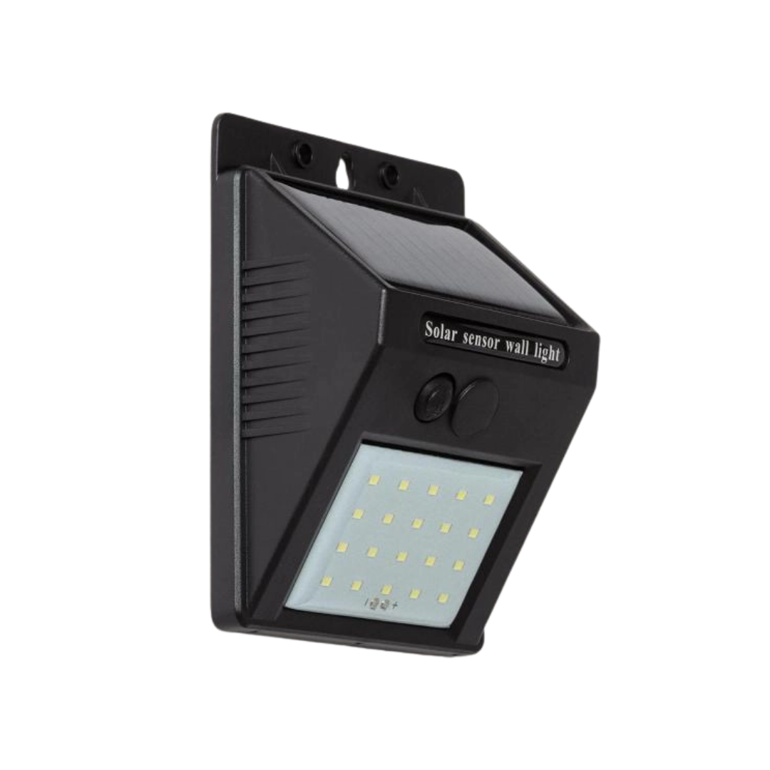 Aplique de Pared Exterior Solar LED IP65 Encendido Crepuscular