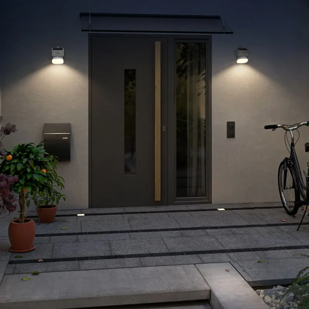 Aplique Solar LED Pared Blanco 2000lm 4000K Bateria Li-Ion 3,7V 14,8Wh