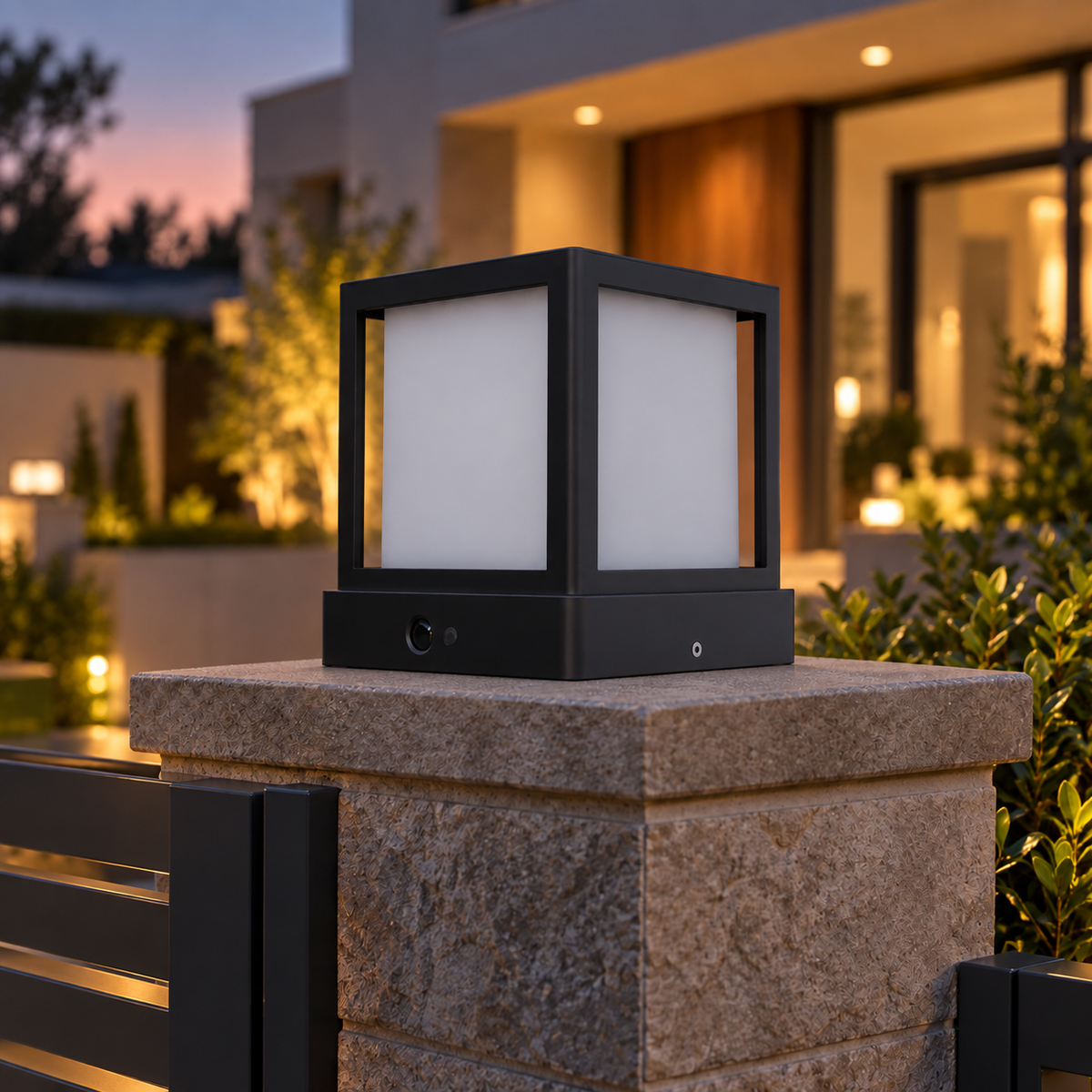 Baliza Solar LED Exterior Sobremuro 1000lm 190lm/W IP65 Osram