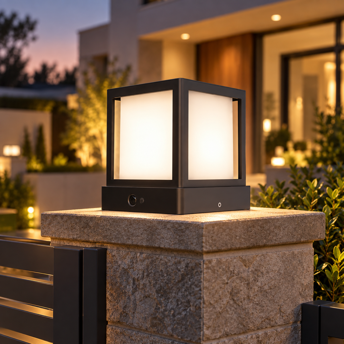 Baliza Solar LED Exterior Sobremuro 1000lm 190lm/W IP65 Osram