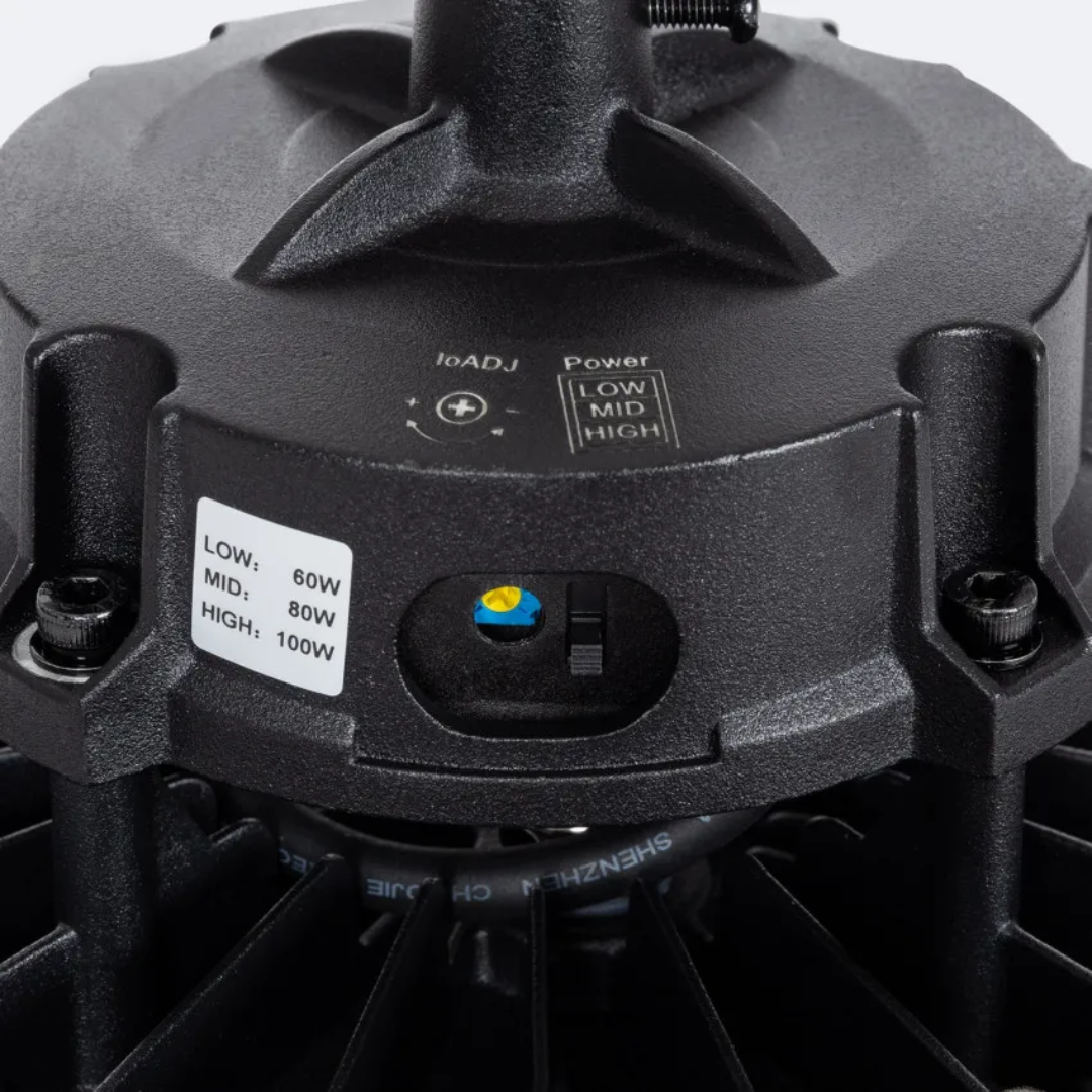Campana LED Industrial UFO 100W 16000lm 170lm/W IP65 0-10V HBE LIFUD