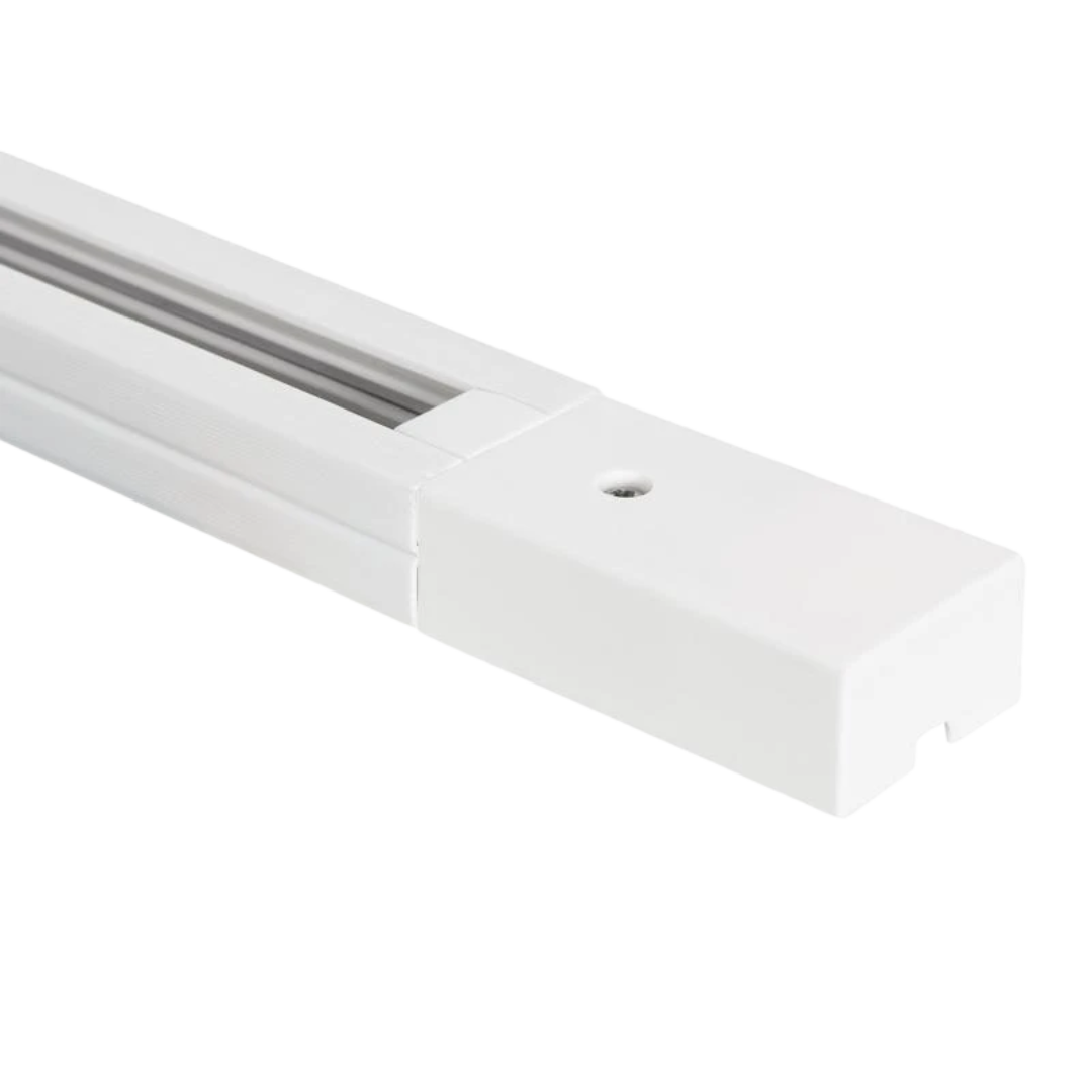 Carril Monofásico PC para Focos LED 2 Metros Blanco
