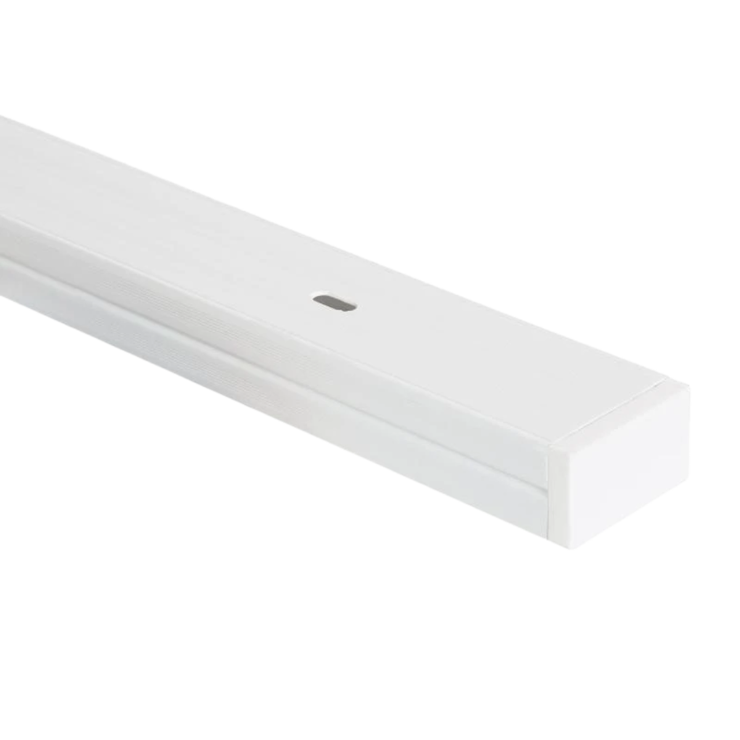 Carril Monofásico PC para Focos LED 2 Metros Blanco