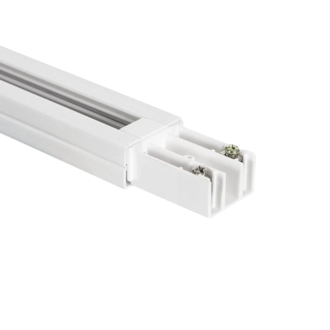 Carril Monofásico PC para Focos LED 2 Metros Blanco