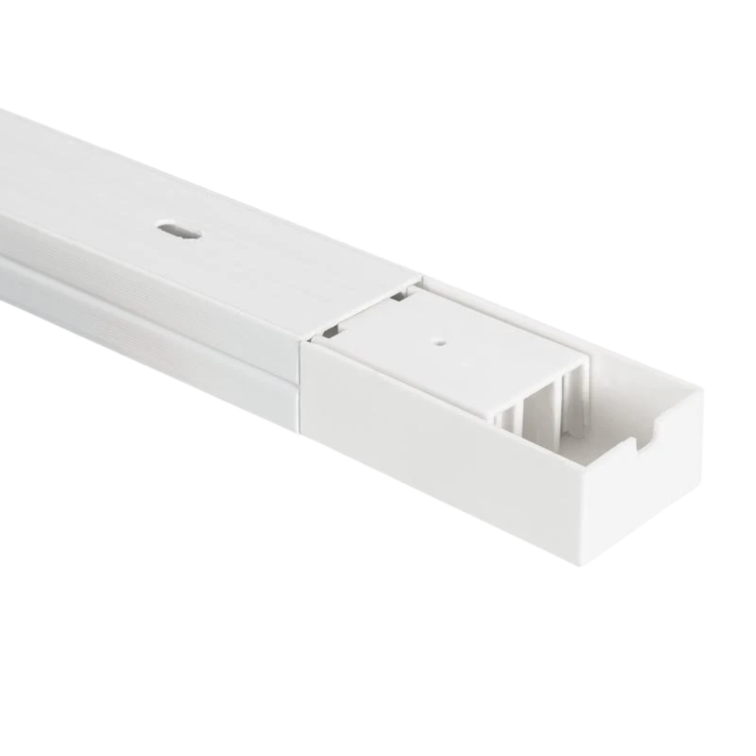 Carril Monofásico PC para Focos LED 2 Metros Blanco