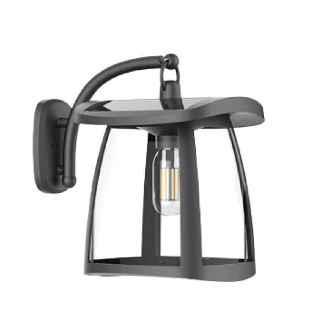 Aplique de Pared Exterior Solar LED Rústico 350lm 110lm/W E27
