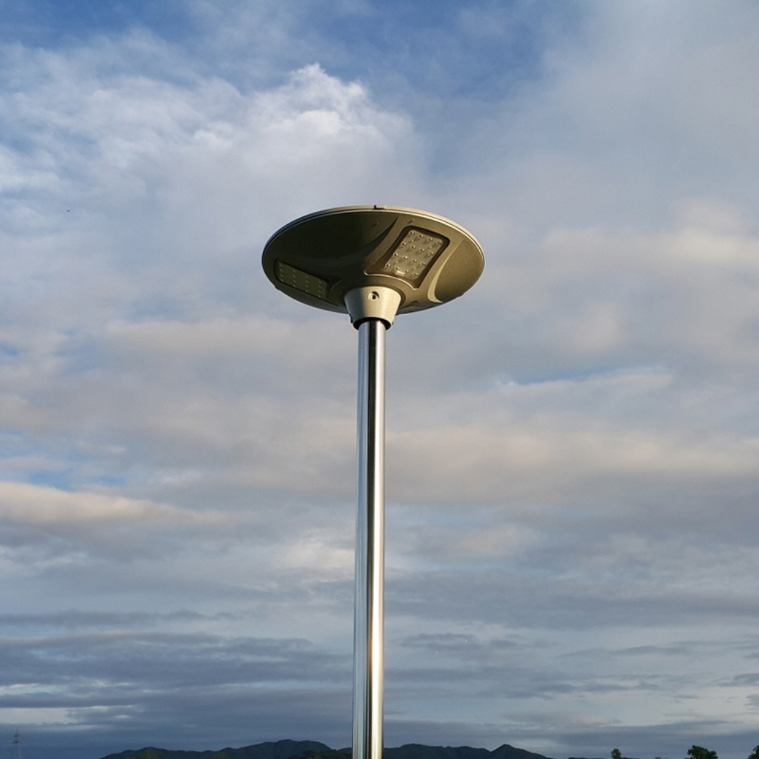 Farola Solar LED Exterior Jano 2000lm 130 lm/W IP65 PIR 60 Ømm