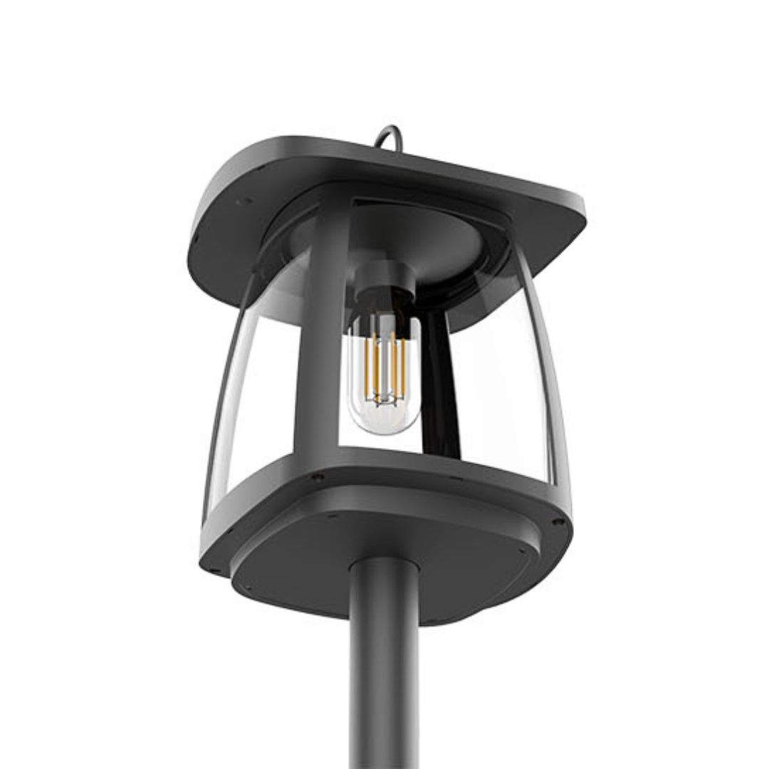 Baliza Solar LED Exterior Rustica 350lm 110lm/W E27 Pie 50cm
