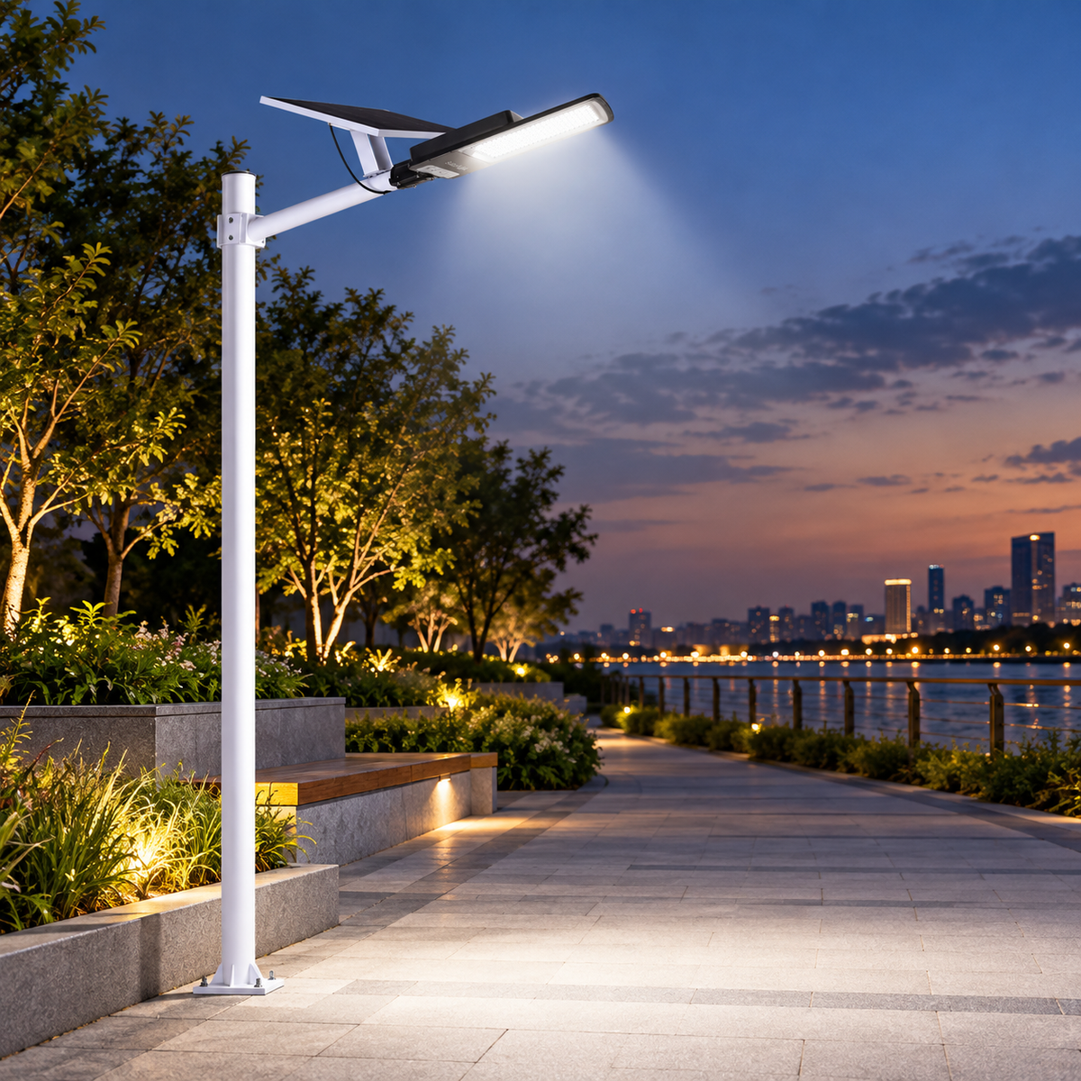 Farola Solar LED Nexo 20W 2400lm 120lm/W IP65