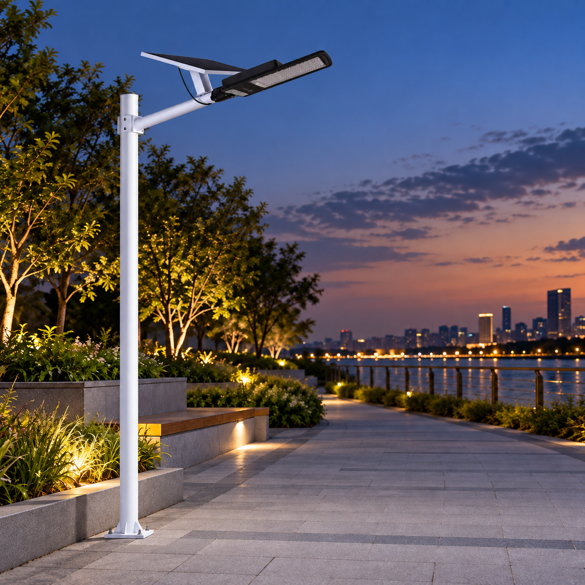 Farola Solar LED Nexo 20W 2400lm 120lm/W IP65