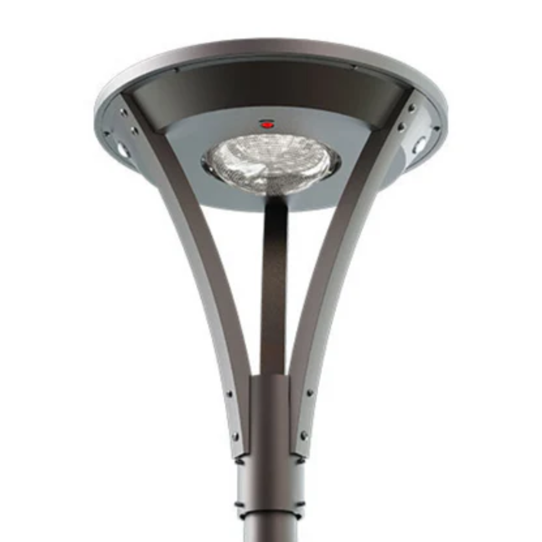 Farola Solar LED Exterior Serie Black-Sky 3000lm 230lm/W 4000K IP65 Ø60mm