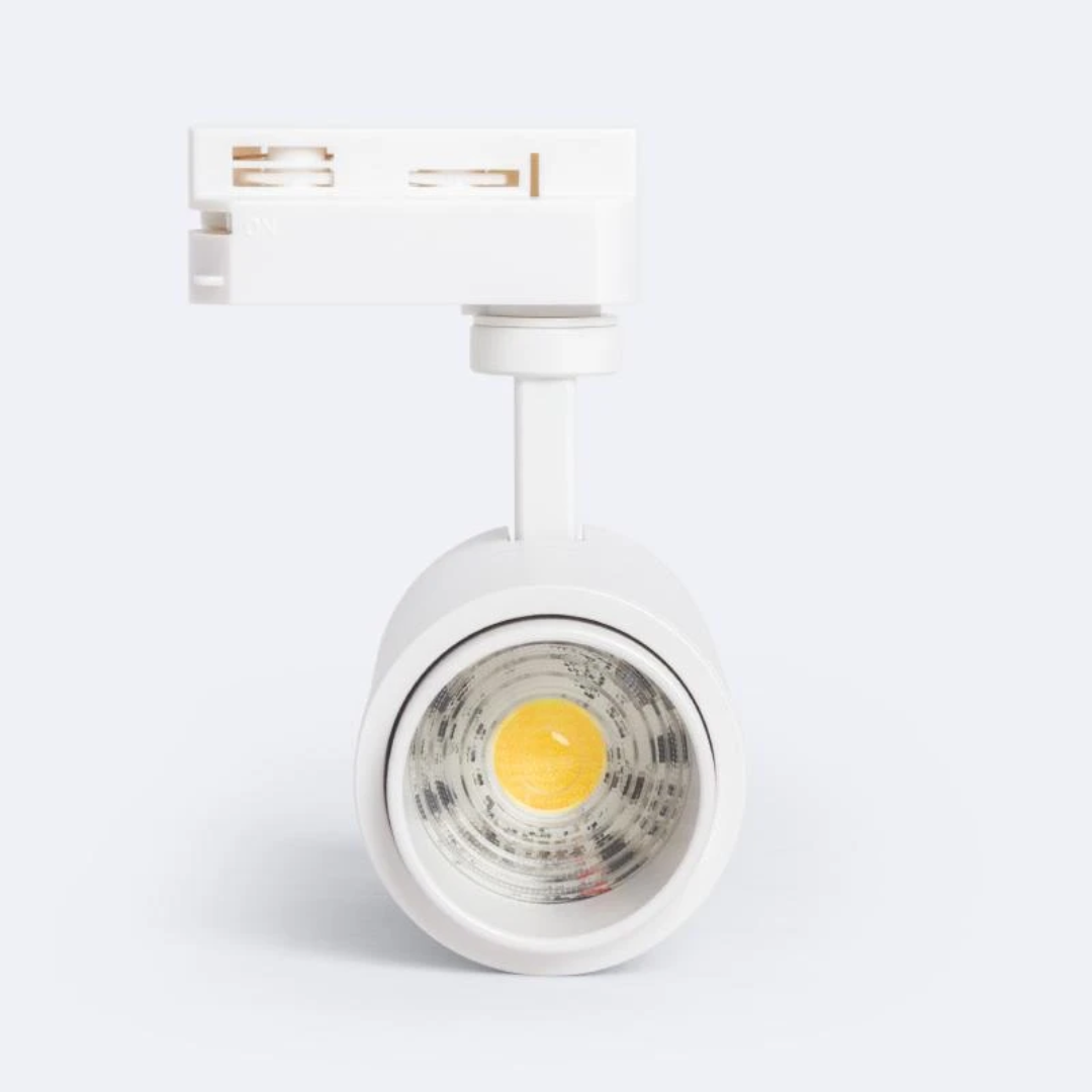 Foco Carril LED Monofasico 10W TRIAC CCT Regulable Multiangulo 15-60º