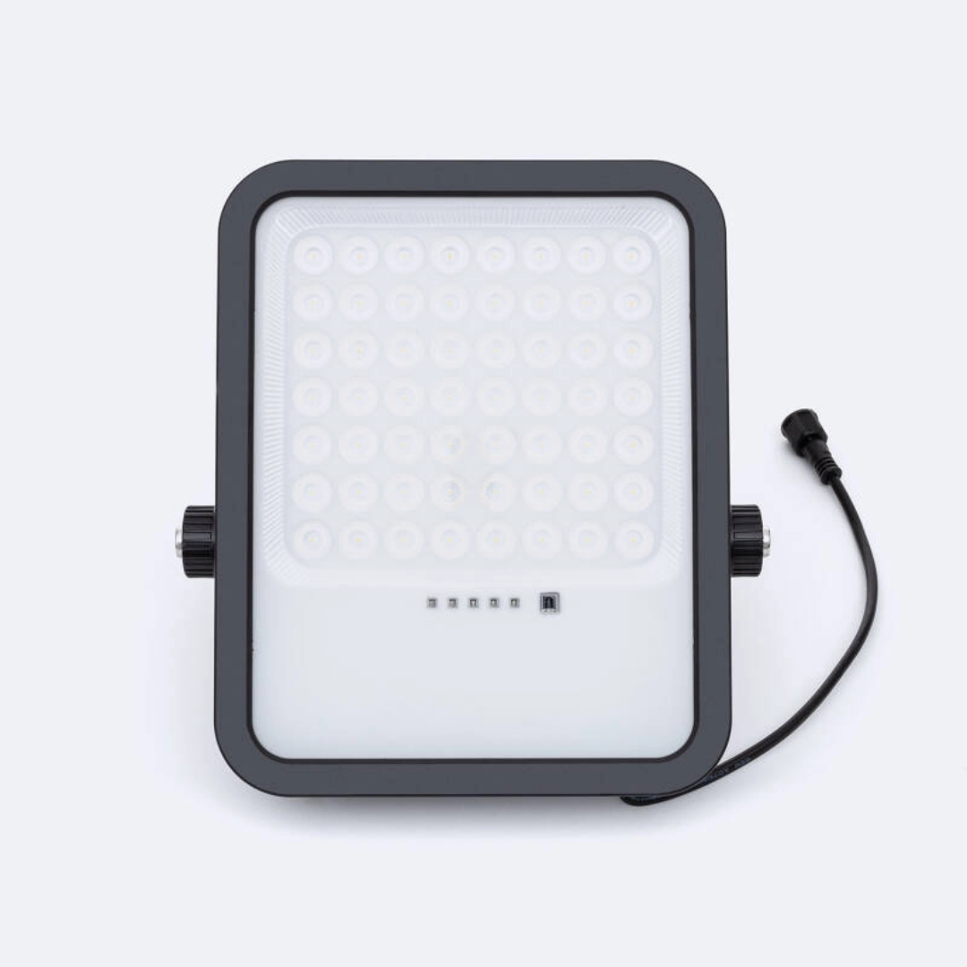 Foco Proyector LED Solar 1700lm 110lm/W IP65 Control Remoto Incluido