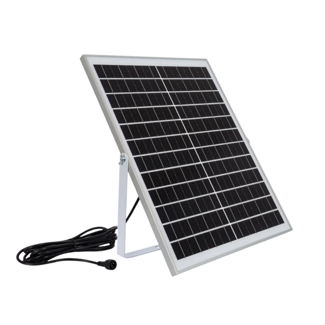 Foco Proyector LED Solar 2000lm 100lm/W IP65 con Control Remoto