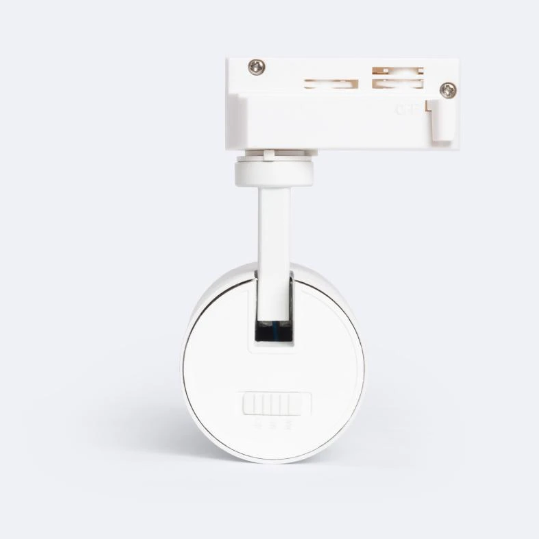 Foco Carril LED Monofasico 10W TRIAC CCT Regulable Multiangulo 15-60º