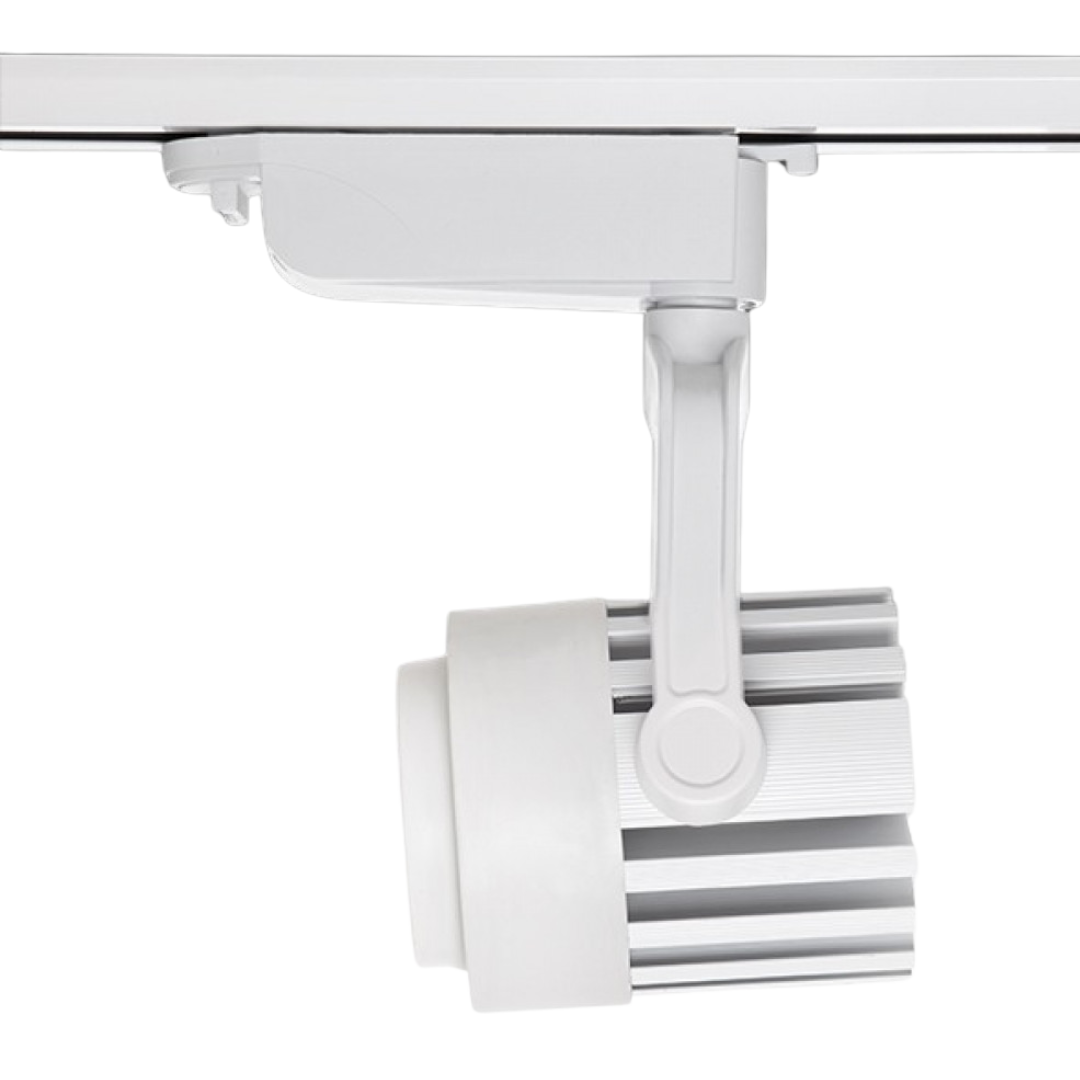 Foco LED Doria Blanco 30W 2400lm 80lm/W Carril Monofásico
