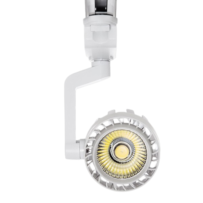 Foco LED Doria Blanco 30W 2400lm 80lm/W Carril Monofásico