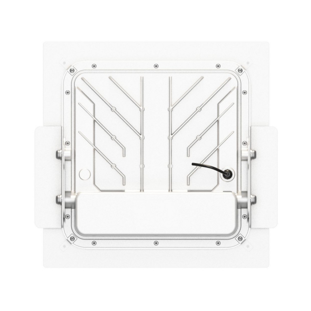 Vista trasera del foco LED ATEX 100W con disipador de aluminio y cableado