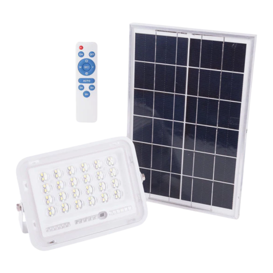 Foco Proyector Solar LED 3000lm 100lm/W cable 4M Control Remoto