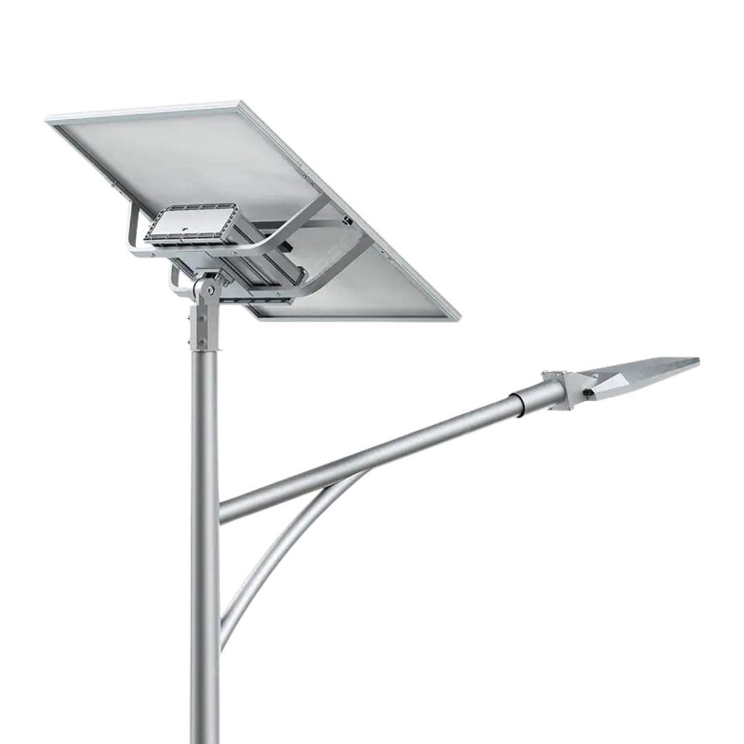 Luminaria Solar LED Alumbrado Publico Serie Alpha-S 10000lm IP65 IK08 Aluminio