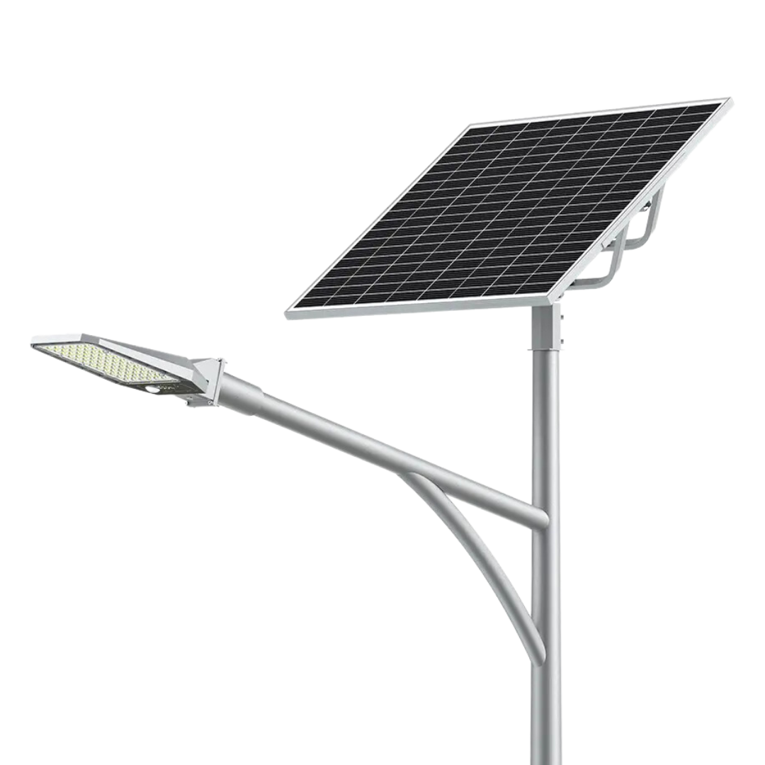 Luminaria Solar LED Alumbrado Publico Serie Alpha-S 10000lm IP65 IK08 Aluminio