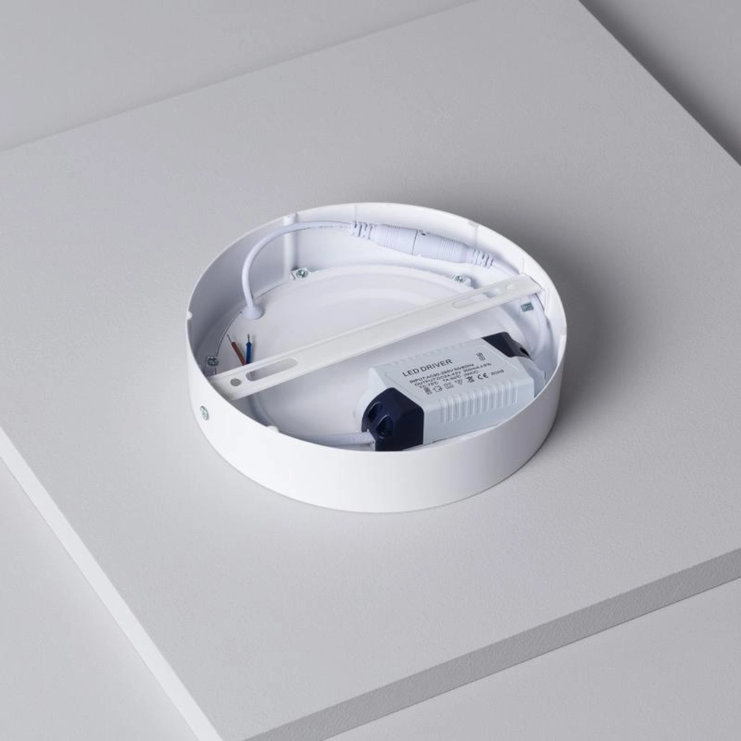 Plafón LED Circular Aluminio 12W 880lm OSRAM Ø 170 mm