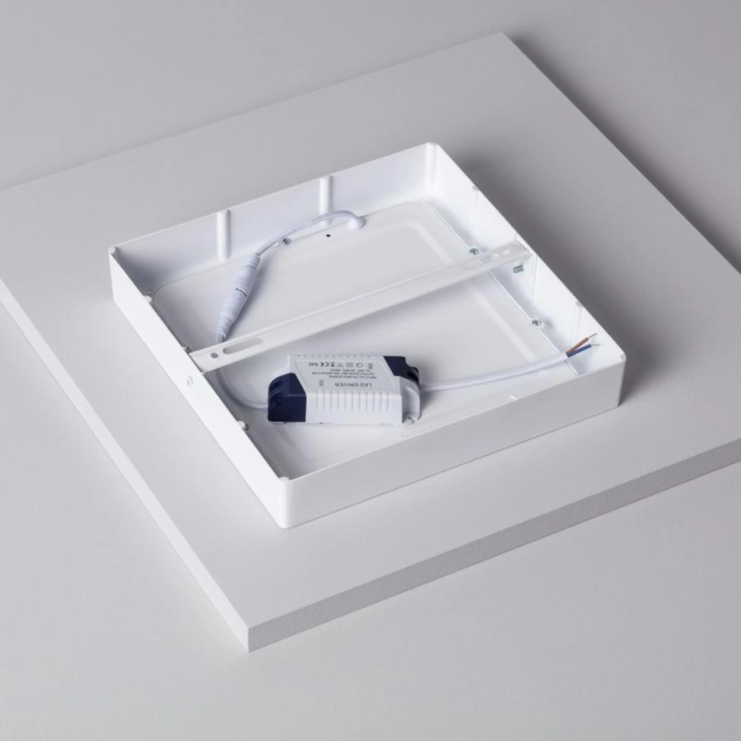 Plafón LED Cuadrado 18W 1440lm 95lm/W 225x225 mm