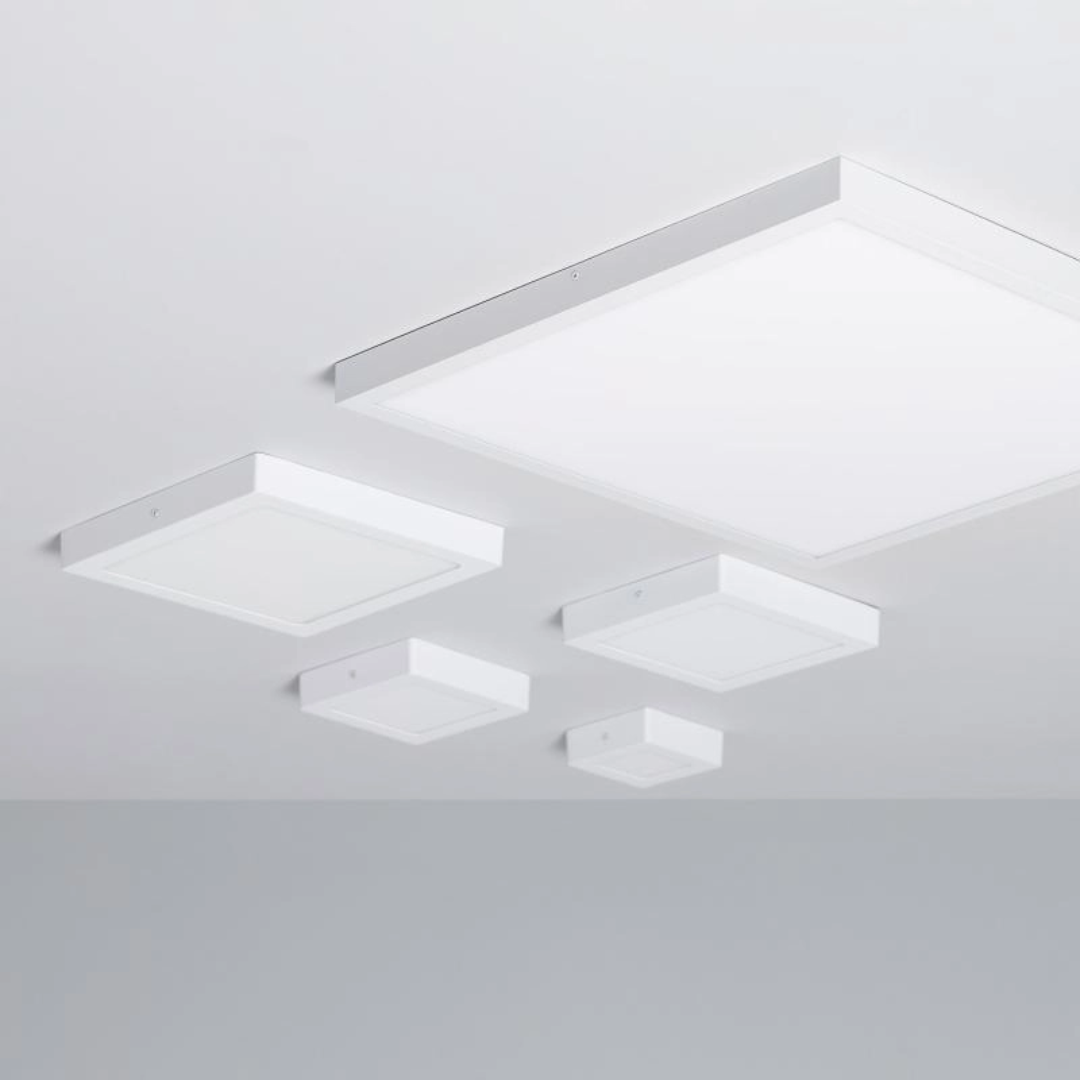 Plafón LED Cuadrado 18W 1440lm 95lm/W 225x225 mm