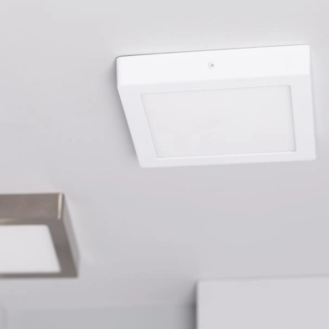 Plafón LED Cuadrado 18W 1440lm 95lm/W 225x225 mm