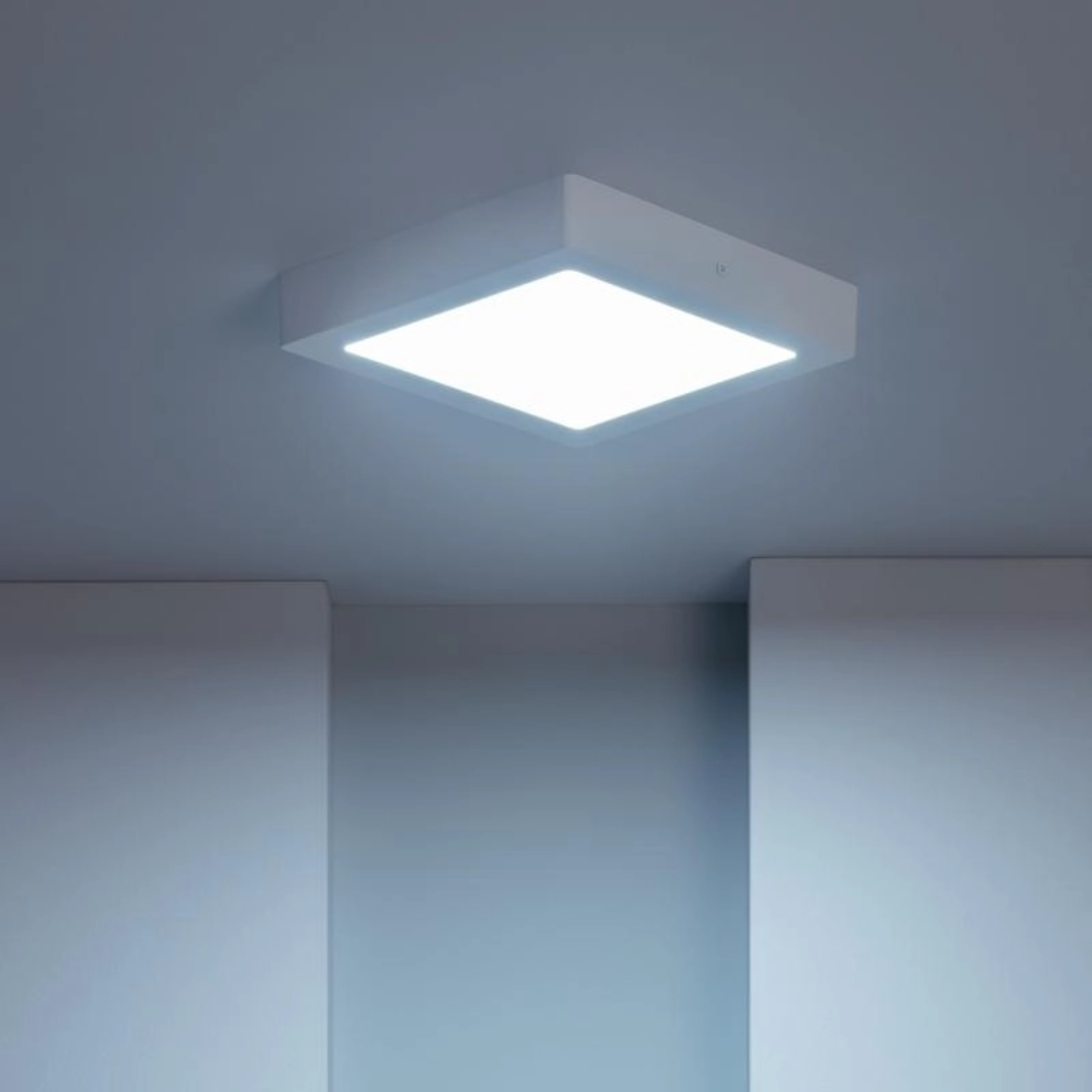 Plafón LED Cuadrado 18W 1440lm 95lm/W 225x225 mm