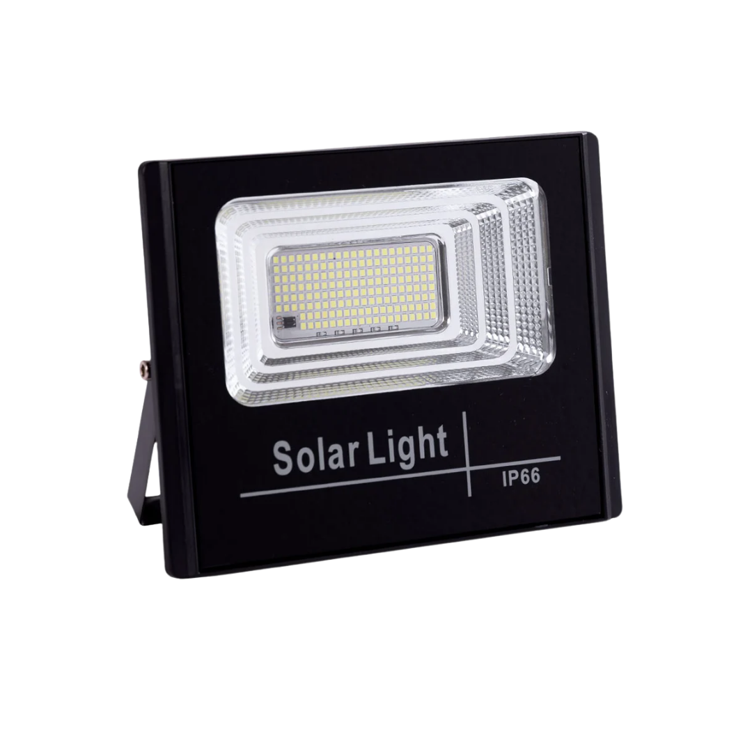 Proyector LED solar 65W 6500lm Batería 6V/8W: Control remoto 3,2V/5000MaH