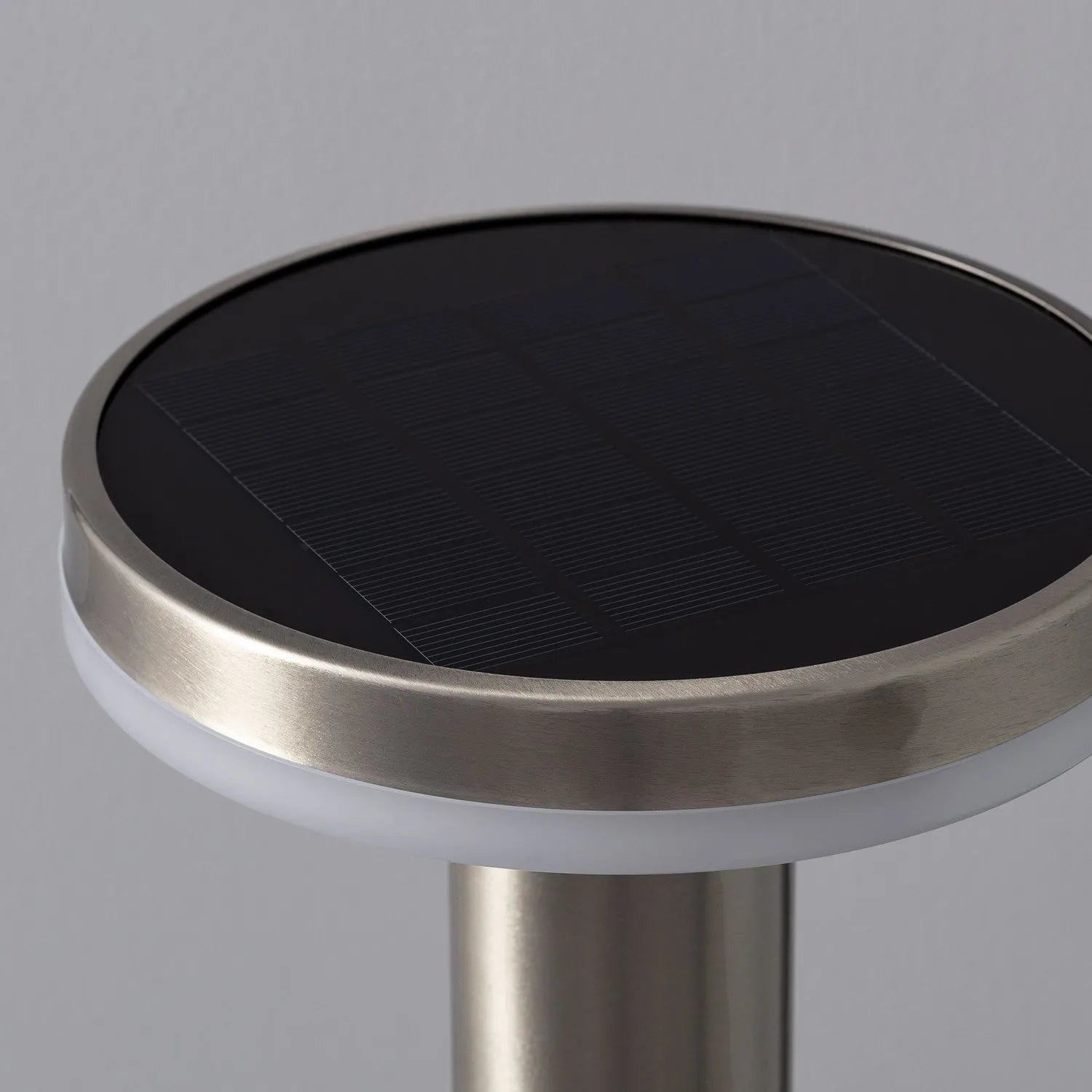 Baliza Solar LED Exterior 6W 600lm 100lm/W Pie 45cm Inox